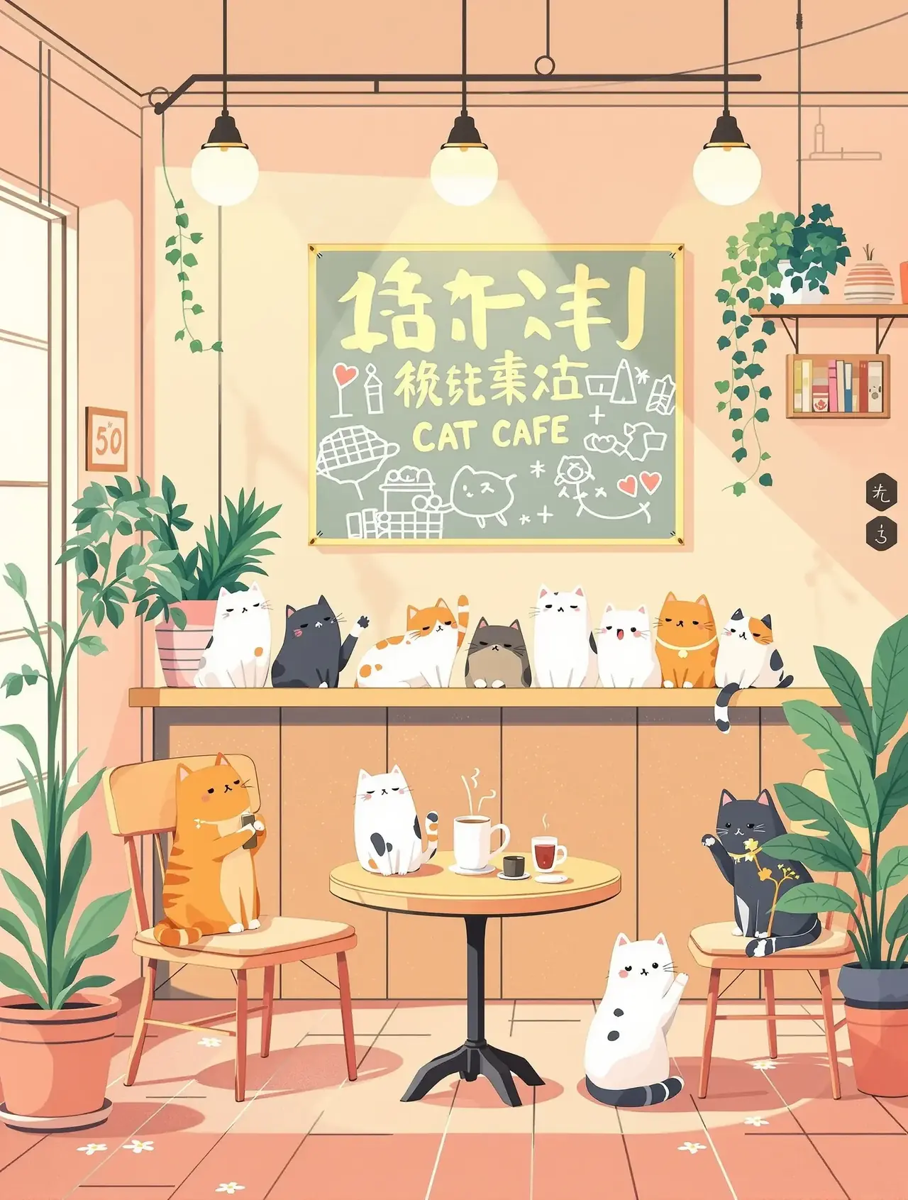 猫咪咖啡馆